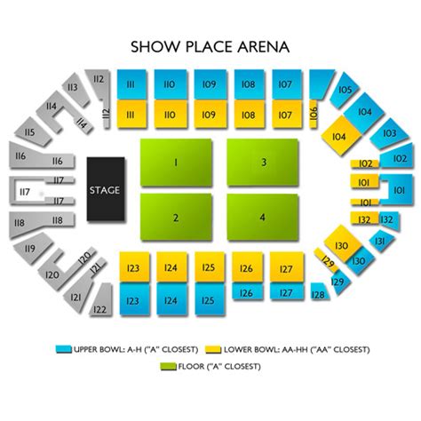 showplace arena|show place arena seating chart.